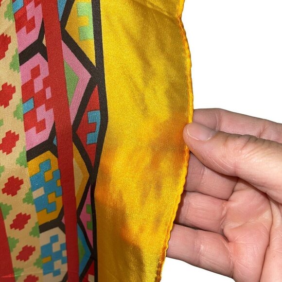 Womens Scarf Size Large Multicolor Southwestern Print Bohemian - Picture 10 of 10